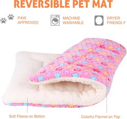 Mora Pets Ultra Soft Reversible Dog & Cat Pad, Pink, 24-in slide 2 of 9