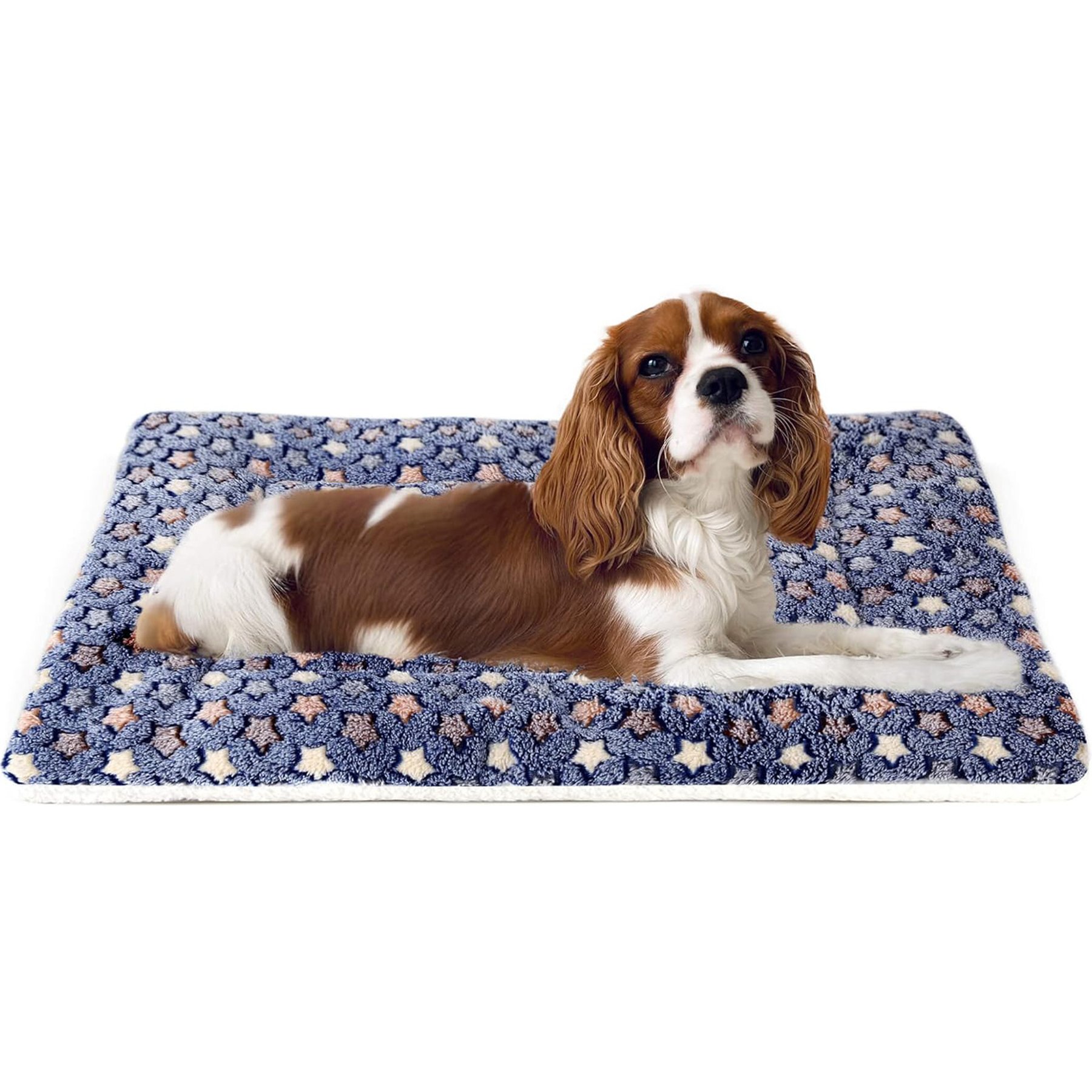 Mora Pets Ultra Soft Reversible Dog & Cat Pad, Dark Blue, 22-in