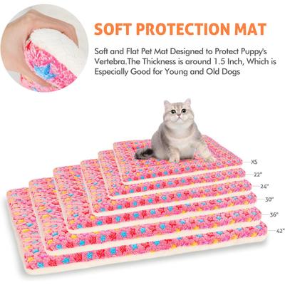 Show full view: Mora Pets Ultra Soft Reversible Dog & Cat Pad, Pink, 42-in slide 3 of 10