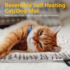 Mora Pets Self-Heating Reversible Cat Pad, Grey, Medium slide 2 of 9