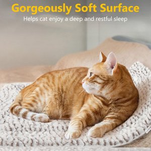 Mora Pets Self-Heating Reversible Cat Pad, Grey, Medium