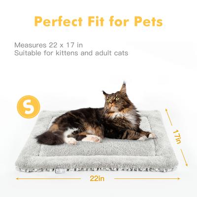 Show full view: Mora Pets Self-Heating Reversible Cat Pad, Grey, Small slide 5 of 11