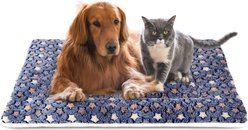 Mora Pets Ultra Soft Reversible Dog & Cat Pad, Dark Blue, 42-in