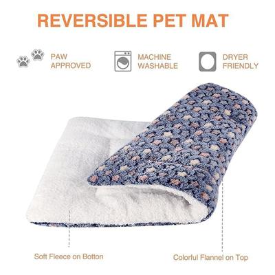 Show full view: Mora Pets Ultra Soft Reversible Dog & Cat Pad, Dark Blue, 30-in slide 2 of 10