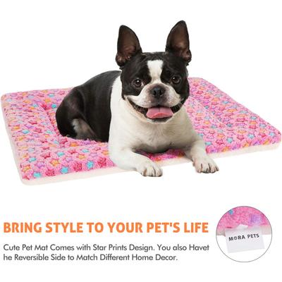 Show full view: Mora Pets Ultra Soft Reversible Dog & Cat Pad, Pink, 24-in slide 4 of 10