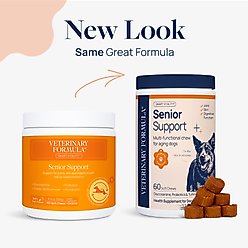 Veterinary Formula Smart Vitality Pork Flavor Soft Chew Senior Support Supplement for Dogs, 60 count slide 2 of 9