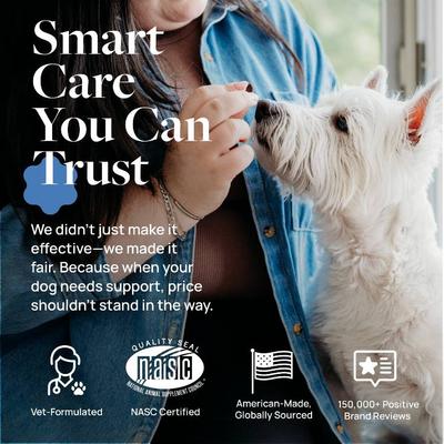 Show full view: Veterinary Formula Smart Vitality Pork Flavor Soft Chew Eye Health Supplement for Dogs, 60 count slide 6 of 11