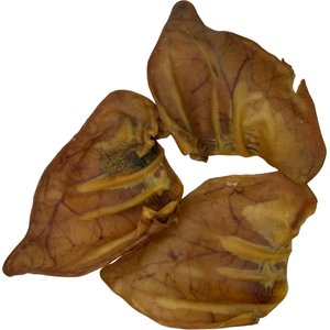 The Treat Shack Jumbo Whole Natural Pig Ears Dog Treat, 15 count