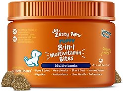 Zesty Paws Puppy 8-in-1 Chicken Flavor Soft Chews Multivitamin Supplement for Dogs, 90 count