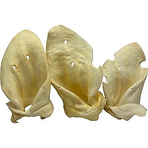 HOTSPOT PETS Whole Cow Ears with Base Dog Chew Treats, Large, 15 count