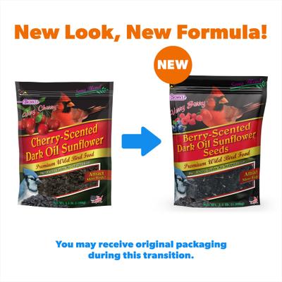 Show full view: Brown's Cherry-Scented Dark Oil Sunflower Seeds Premium Wild Bird Food, 3.5-lb bag slide 2 of 5