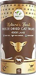 Pawfect Nature's Feast Lamb Meat Grain-Free All Natural Freeze-Dried Cat Training Treat, 5.29-oz canister