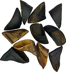 The Treat Shack Large Cow Hooves Dog Treat, 15 count