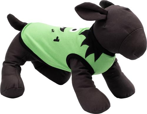 Show full view: The Worthy Dog Frank Tee Dog Shirt, Green, Small slide 2 of 3