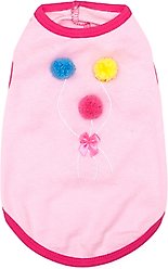 The Worthy Dog Birthday Tee Dog Shirt, Pink, X-Large