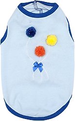 The Worthy Dog Birthday Tee Dog Shirt, Blue, XX-Large