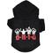 Show in main carousel: The License House Ohio State O-H-I-O Silhouette Dog Hoodie, Black, X-Small slide 1 of 3