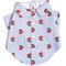 Show in main carousel: The Worthy Dog Cherries Dog Shirt, Blue/White, Small slide 1 of 4