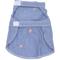 Show in main carousel: The License House Ohio State Chambray Block O Dog Dress, Blue, Small slide 2 of 3
