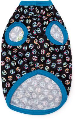 Show full view: The Worthy Dog Skeletons Tee Dog Shirt, Black, X-Small slide 3 of 3