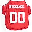 Show in main carousel: The License House Ohio State Logo Dog Jersey, Scarlet, XX-Large slide 1 of 4