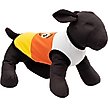 Show in main carousel: The Worthy Dog Candy Corn Tee Dog Shirt, Multicolored, Medium slide 2 of 3