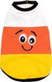 The Worthy Dog Candy Corn Tee Dog Shirt, Multicolored, Medium