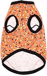 The Worthy Dog Candy Corn Ghouls Tee Dog Shirt, Orange, XX-Large slide 2 of 3