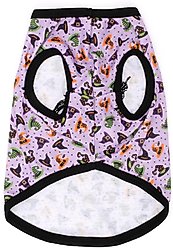 The Worthy Dog Bewitched Tee Dog Shirt, Purple, X-Small slide 2 of 2