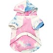 Show in main carousel: The Worthy Dog Tie Dye Dog Hoodie, Pink, XX-Large slide 3 of 4
