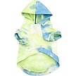 Show in main carousel: The Worthy Dog Tie Dye Dog Hoodie, Blue, X-Small slide 3 of 4