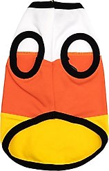 The Worthy Dog Candy Corn Tee Dog Shirt, Multicolored, Medium slide 2 of 3