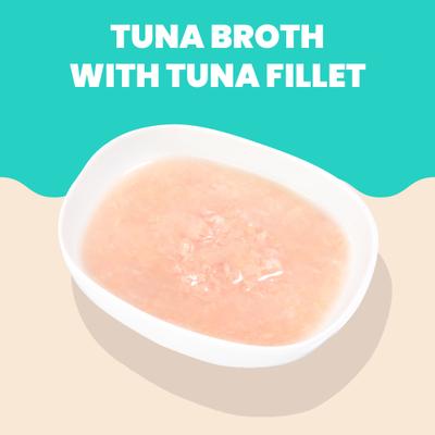 Show full view: Almo Nature Hydration Help HQS Tuna Recipe in Broth Wet Cat Food Topping, 1.77-oz pouch, case of 12 slide 3 of 10