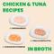 Show in main carousel: Almo Nature HQS Natural Rotational Diet Chicken & Tuna Selections Variety Pack Wet Cat Food, 5.29-oz can, case of 6 slide 4 of 12
