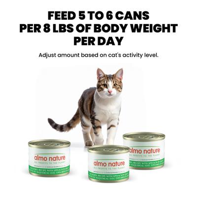 Show full view: Almo Nature HQS Supportive Formulas Digestive Support Formula Flaked Mackerel Recipe with Spinach in Gravy Wet Cat Food, 1.77-oz can, case of 6 slide 9 of 10
