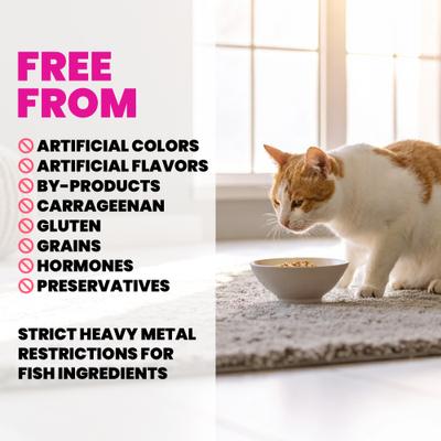 Show full view: Almo Nature HQS Supportive Formulas Skin & Coat Support Formula Shredded Chicken Fillet Recipe in Gravy Wet Cat Food, 1.77-oz can, case of 6 slide 5 of 10