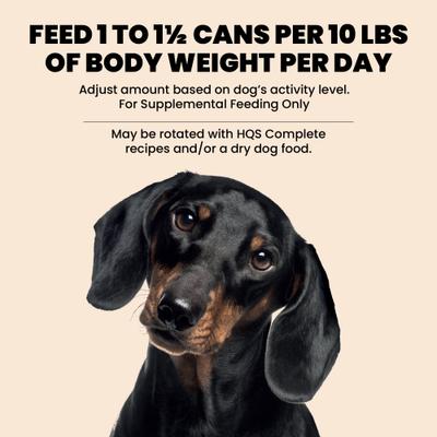 Show full view: Almo Nature HQS Natural Chicken Entree with Beef in Broth Wet Dog Food, 5.5-oz can, case of 12 slide 8 of 9