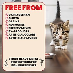 Almo Nature HQS Natural Whitefish with Mackerel in Broth Grain-Free Pate Kitten Wet Canned Cat Food, 2.47-oz can, case of 24 slide 2 of 8