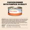 Show in main carousel: Almo Nature HQS Complete Chicken Dinner with Pumpkin Dog Food, 5.5-oz, case of 12 slide 7 of 10