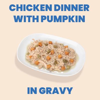 Show full view: Almo Nature HQS Complete Chicken Dinner with Pumpkin Dog Food, 5.5-oz, case of 12 slide 3 of 10
