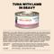 Show in main carousel: Almo Nature HQS Complete Tuna Recipe with Lamb in Gravy Wet Cat Food, 2.47-oz can, case of 12 slide 7 of 9