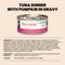 Show in main carousel: Almo Nature HQS Complete Tuna Stew with Pumpkin in Gravy Wet Dog Food, 5.5-oz can, case of 12 slide 7 of 9