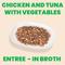 Show in main carousel: Almo Nature HQS Natural Chicken & Tuna Entree with Vegetables in Broth Wet Dog Food, 5.5-oz can, case of 12 slide 3 of 9