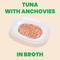Show in main carousel: Almo Nature HQS Natural Tuna with Anchovies in Broth Grain-Free Wet Cat Food, 2.47-oz can, case of 24 slide 3 of 11