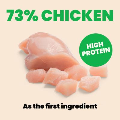 Show full view: Almo Nature HQS Natural Chicken & Liver in Broth Grain-Free Canned Cat Food, 2.47-oz, case of 24 slide 6 of 11