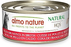 Almo Nature Natural HQS Grain-Free Chicken Drumstick in Broth Cat Food, 5.29-oz can, case of 24 slide 1 of 8