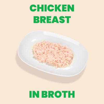 Show full view: Almo Nature HQS Natural Chicken Breast in Broth Grain-Free Canned Cat Food, 2.47-oz, case of 24 slide 3 of 11