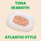 Show in main carousel: Almo Nature HQS Natural Tuna Atlantic Style in Broth Grain-Free Canned Cat Food, 5.29-oz, case of 24 slide 3 of 11
