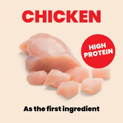 Show full view: Almo Nature HQS Natural Chicken Recipe Kitten Canned Cat Food, 2.47-oz can, case of 24 slide 6 of 11