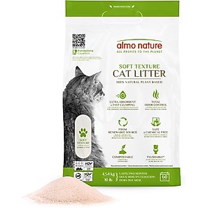 Almo Nature Unscented Clumping Plant-Based Natural Cat Litter, 10-lb bag